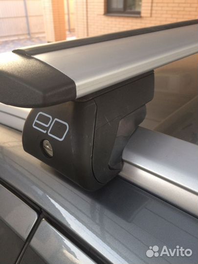 Поперечины ED серебристые крыло на LADA Vesta