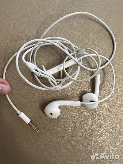 Наушники earpods Apple левый не работает оригинал