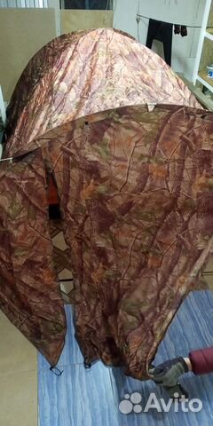 Палатка 4 х местная бу с тамбуром