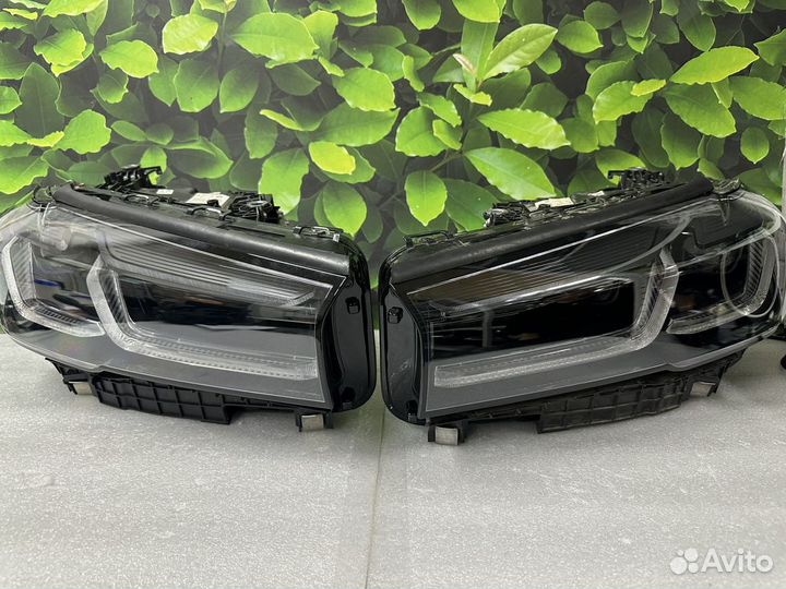 Комплект фар рестайлинг LED Adaptive Black BMW G30