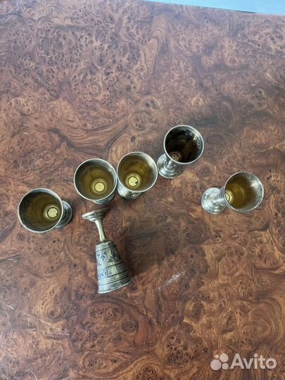 Рюмки серебро СССР
