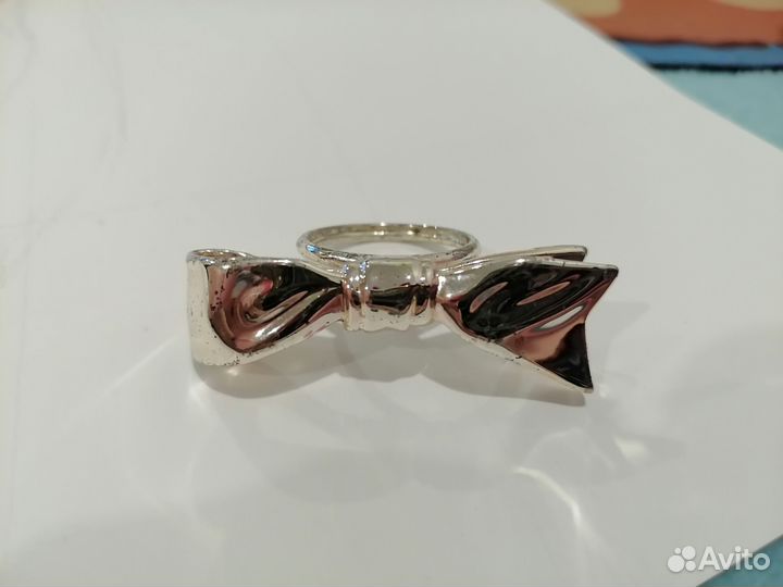 Кольцо бантик