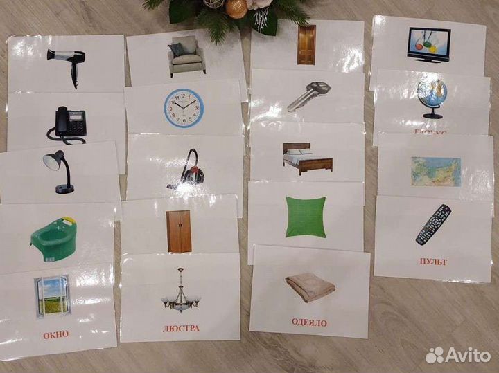 Развивающие карточки для малышей / карточки Домана