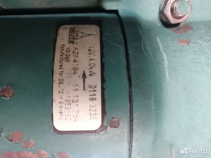 Стартер экскаватора-погрузчика volvo BL61B, BL71B