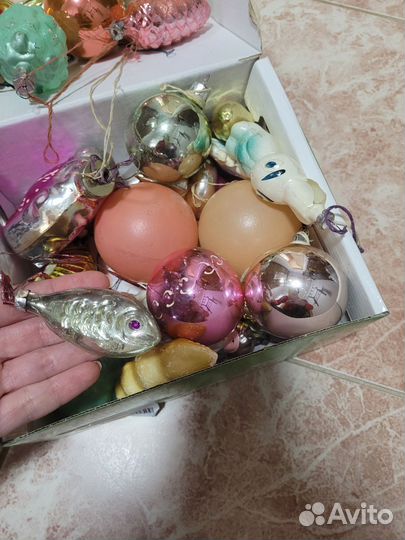 Елочные игрушки СССР