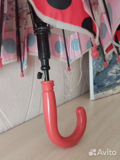 Зонт детский, божьи коровки, 65 см высота