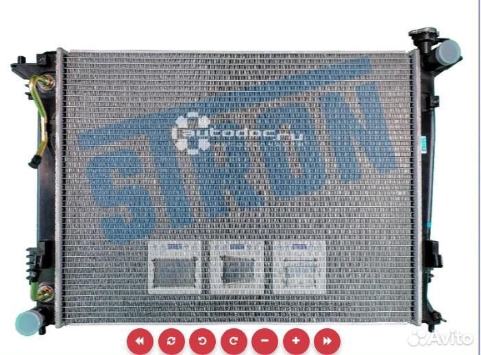 Радиатор охлаждения на hyundai и KIA