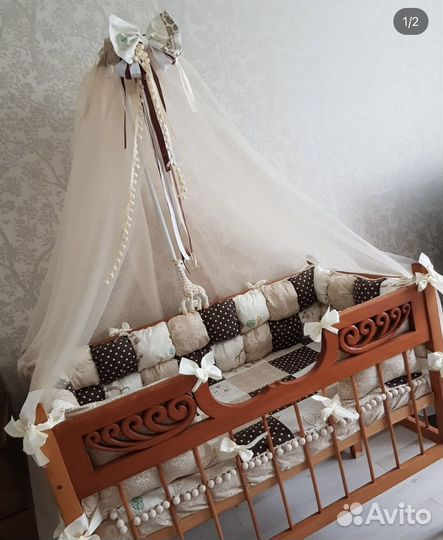 Бортики в детскую кроватку