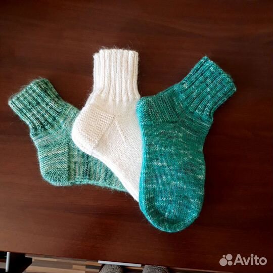 Носки шерстяные женские пушистые