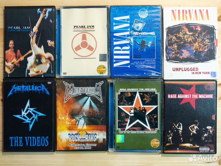 Зарубежная рок музыка на DVD + попса