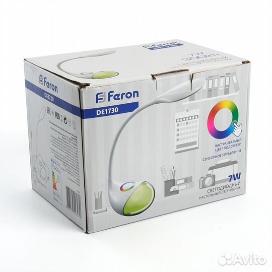 Настольная лампа Feron DE1730 7W 41553