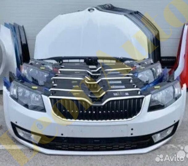 Ноускат Skoda Octavia A7 candy white