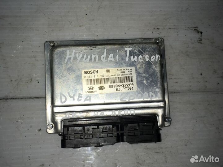 Эбу 0281011690 Hyundai Tucson D4EA 2.0crdi