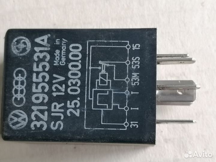 Реле стеклоочистителей для Audi 80 (B3) 1986-1991