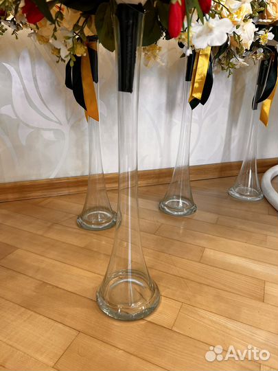 Искусст. цветы в вазах, украшение стола. Продажа