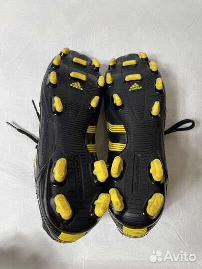 Бутсы Adidas Predator X FG (Black/Sun)