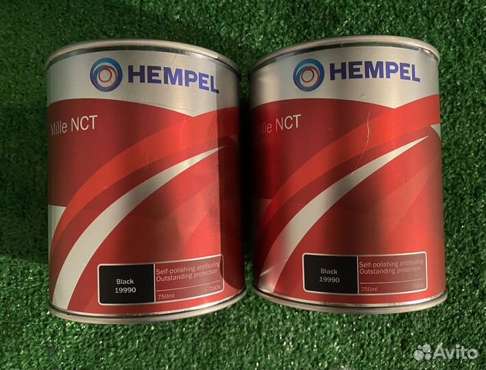 Необрастающая краска Mille NCT, черная, 0,75 л