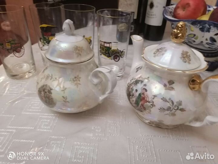 Чайник золотая шишка модонна