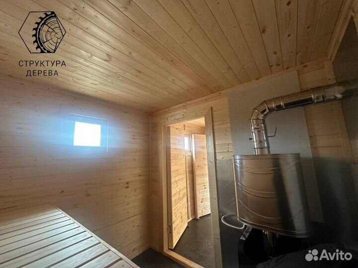 Баня под ключ перевозная с доставкой спб