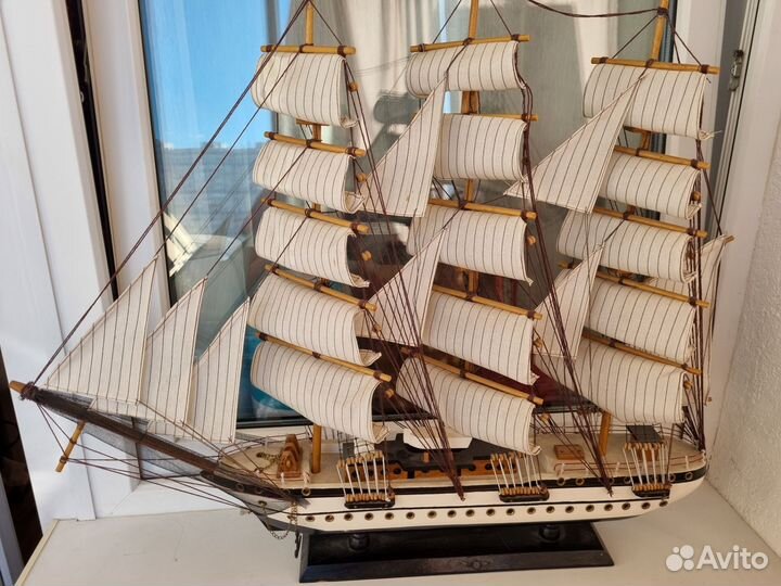 Макет парусника. Модель корабля