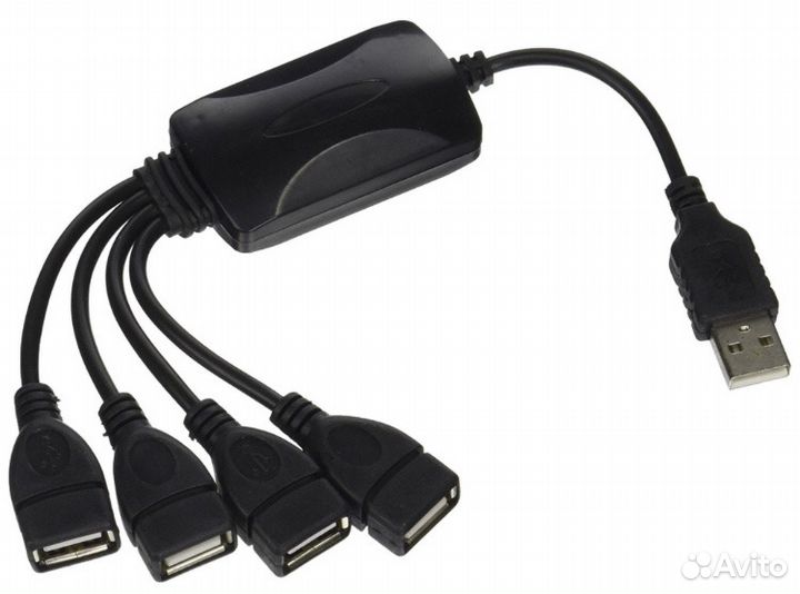 Smart HUB USB 4 порты 2.0 для компьютеров