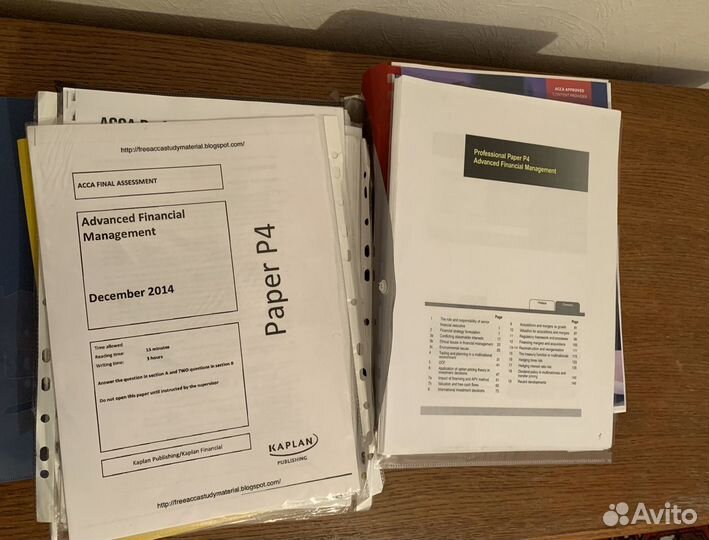 Материалы для подготовки к экзамену асса P4