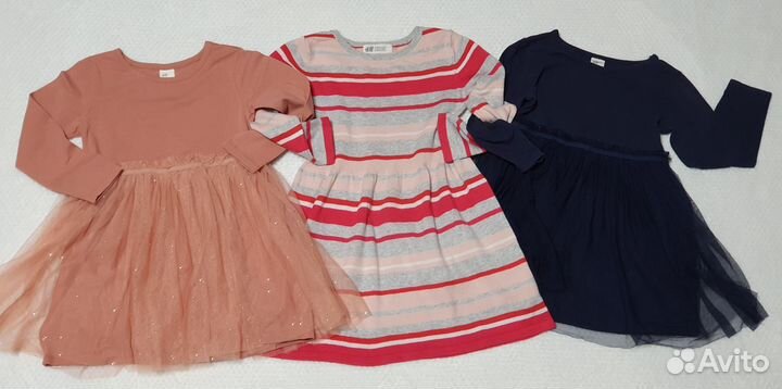 Платья пакетом 104 H&M