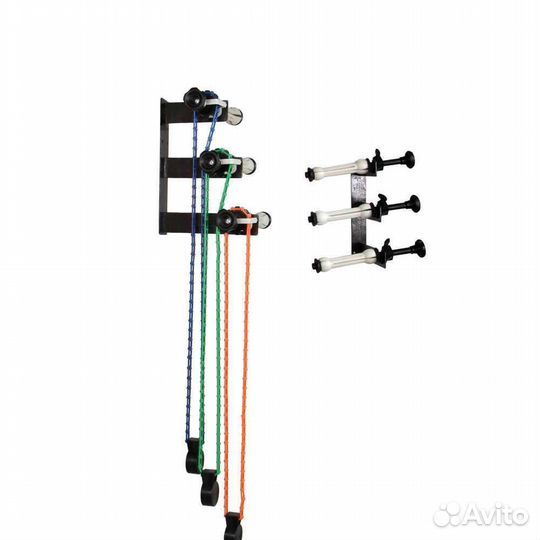 Комплект тройных крюков и подъемников фона