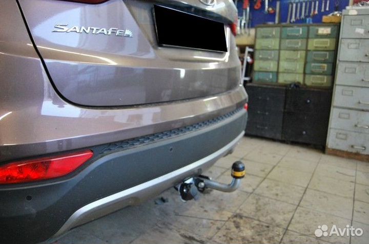 Фаркоп с оцинкованным шаром Hyundai Santa Fe 2012