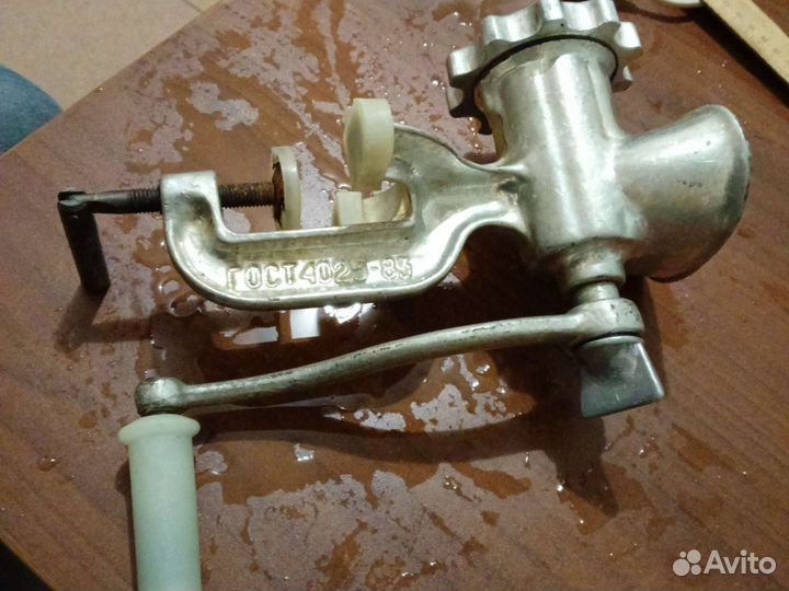 Мясорубка ручная СССР чугунная