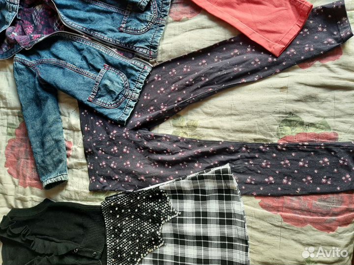 Пакет брендовых вещей на девочку 104-120