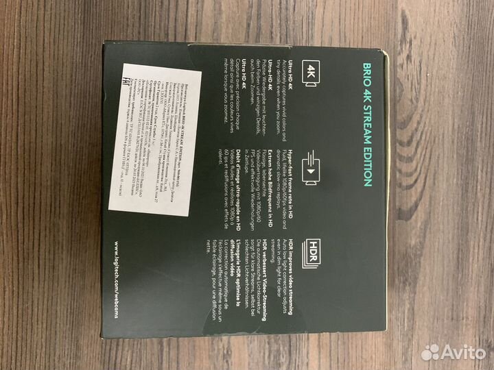 Вэб камера Logitech brio 4k