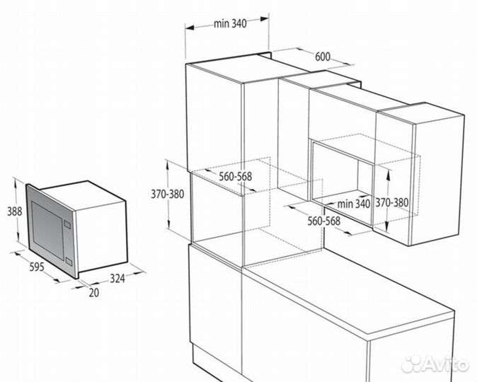 Микроволновая печь gorenje BM201EG1BG