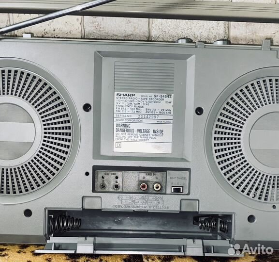 Магнитофон sharp gf-5454