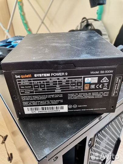 Блок питания be quiet system power 9 500W