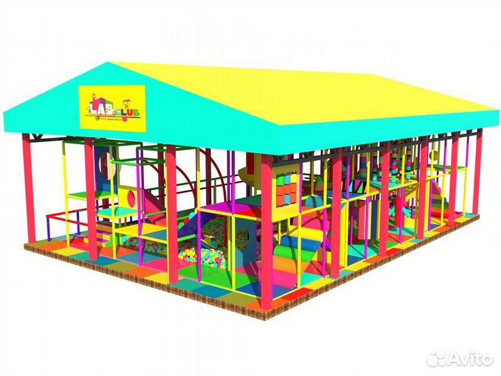 Игровой сухой аквапарк