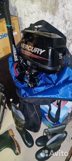 Лодочный мотор mercury пять четырёхтактный
