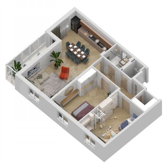 3-к. квартира, 101,8 м², 7/27 эт.