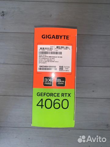 Новая Rtx 4060 eagle os купить в Ростове-на-Дону | Электроника | Авито