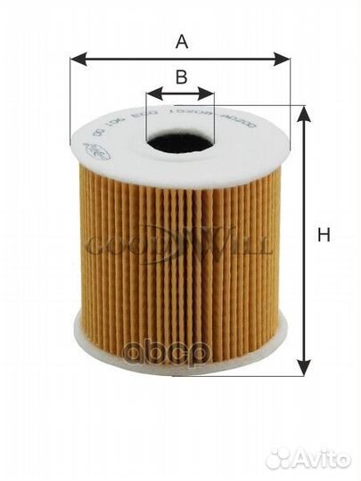 Фильтр масляный nissan almera/X-trail 2.2 DI 00