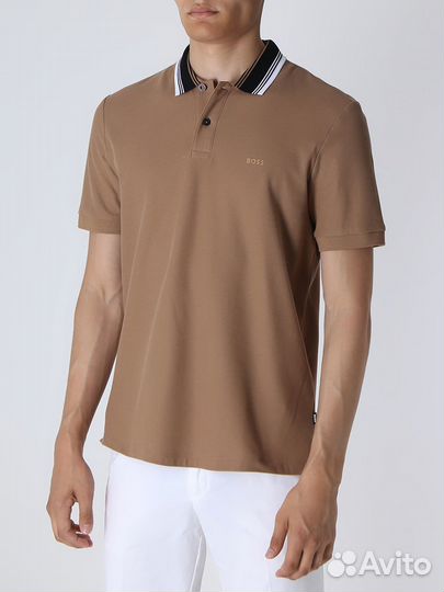 Поло хлопковое boss
