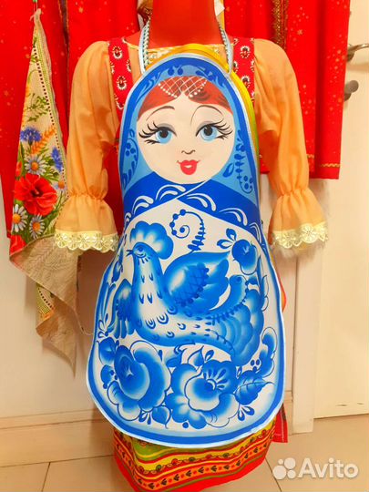 Матрёшка-фартук для детей