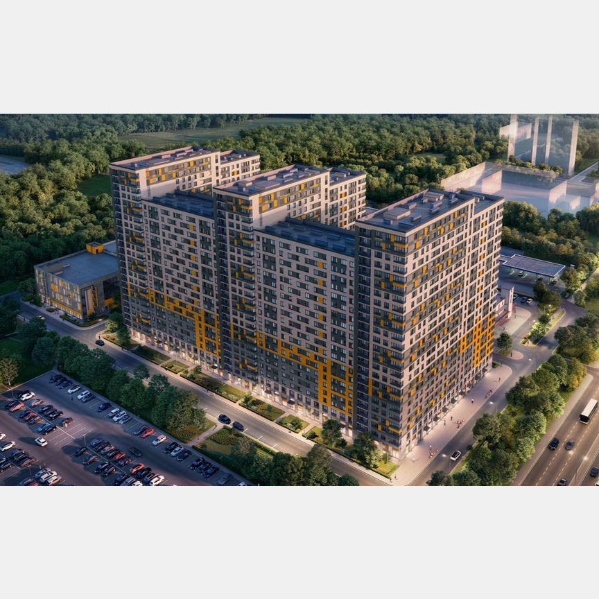 1-к. апартаменты, 41,1 м², 12/24 эт.