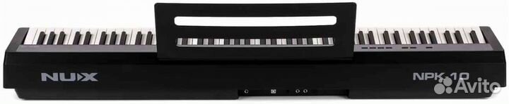 Новое Цифровое пианино NUX NPK-10 черное с подстав