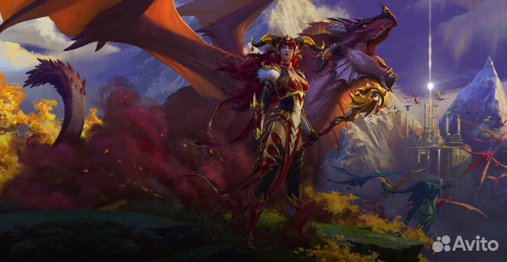 WOW dragonflight лицензионный ключ RU/EU
