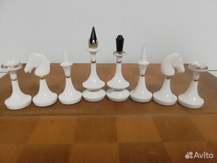 Шахматы СССР фигуры редкие бакелит +латунь