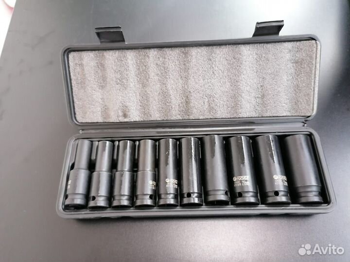 Набор головок ударных глубоких 1/2