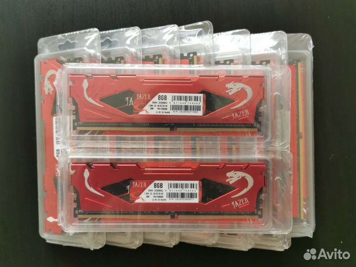 Новая DDR4 3200 Jazer 2x8 Gb
