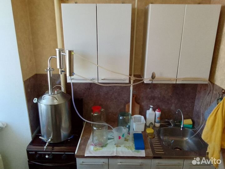 Дистиллятор 35 литров самогонный аппарат бу