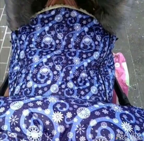 Муфта чехол накидка на ножки для любой коляски